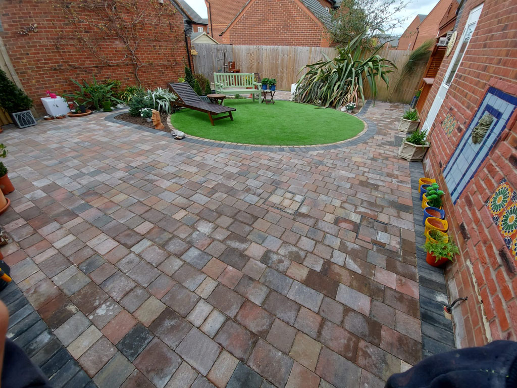 New Patio Cheshire Anchor Paving and Building